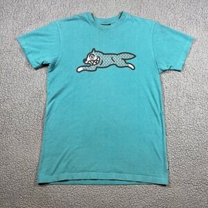 ICECREAM Running Dog Graphic T Shirt Teal Green Men's Size Small